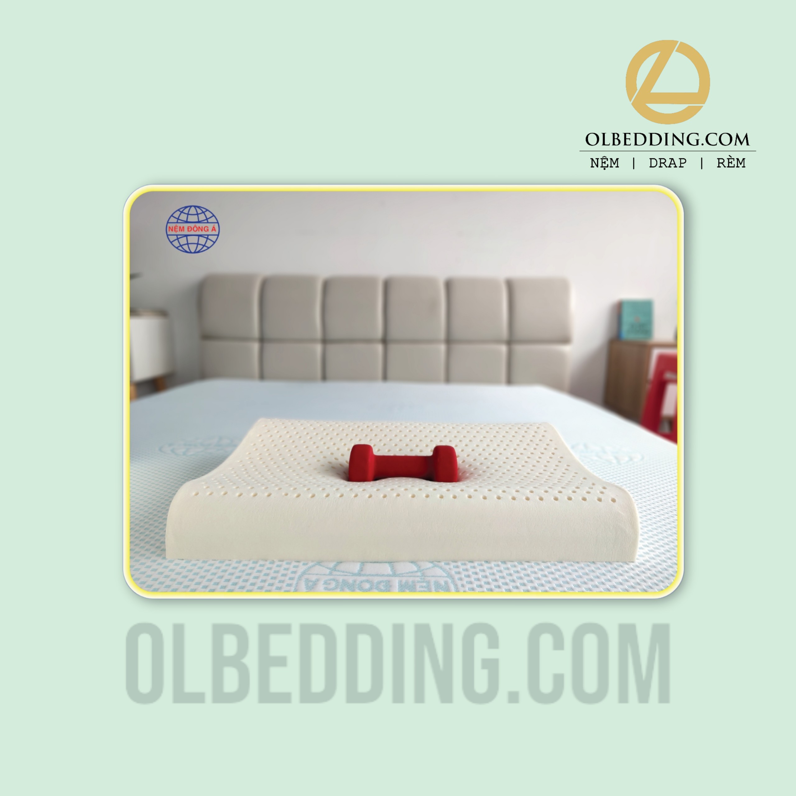 gối nằm cao su thiên nhiên đông á
